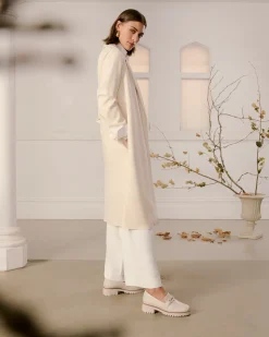 AGATHA Leather Heeled Loafers