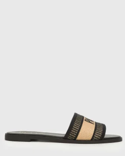 BONJOUR Square Toe Embroided Flats