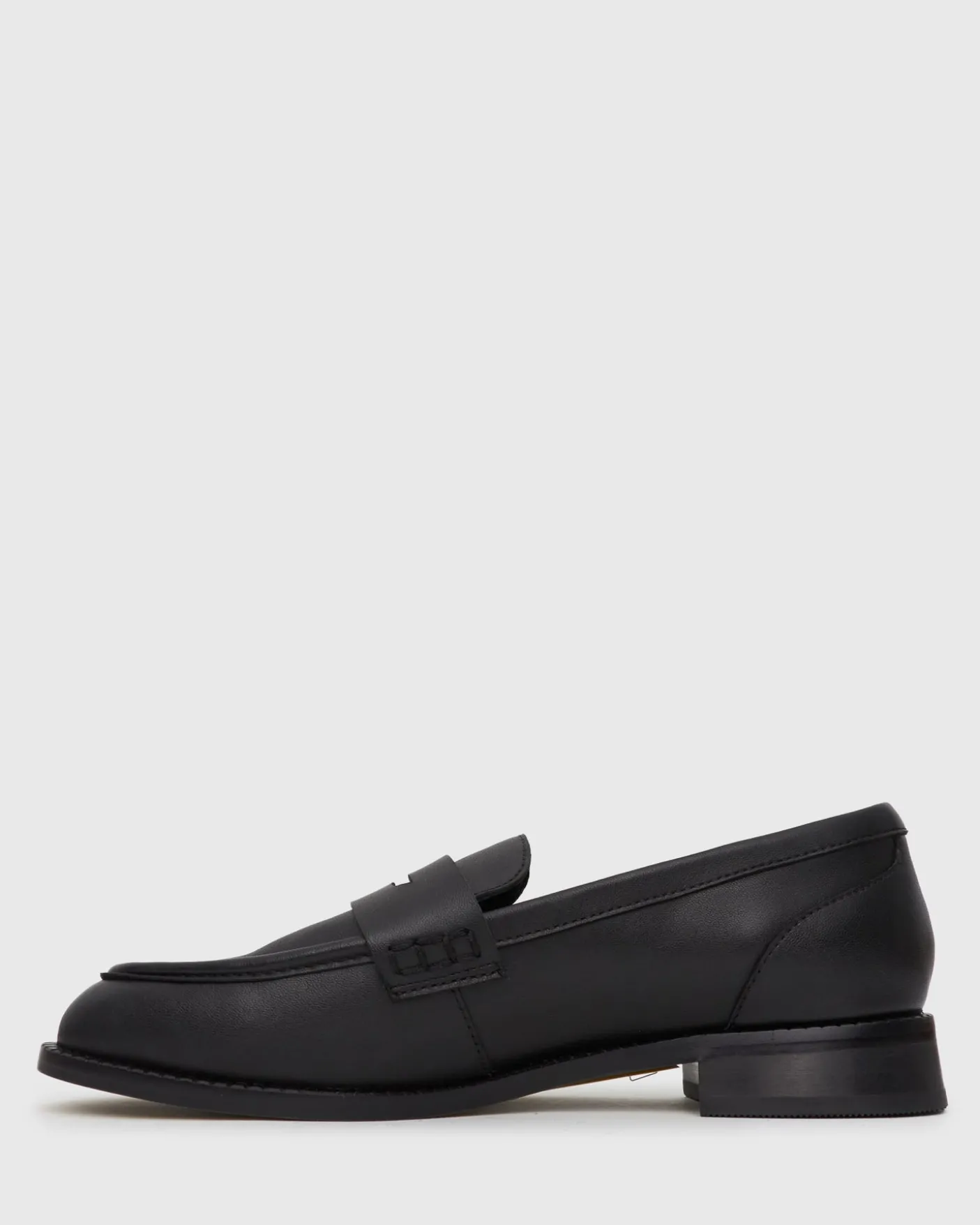 CASSIE Leather Penny Loafers