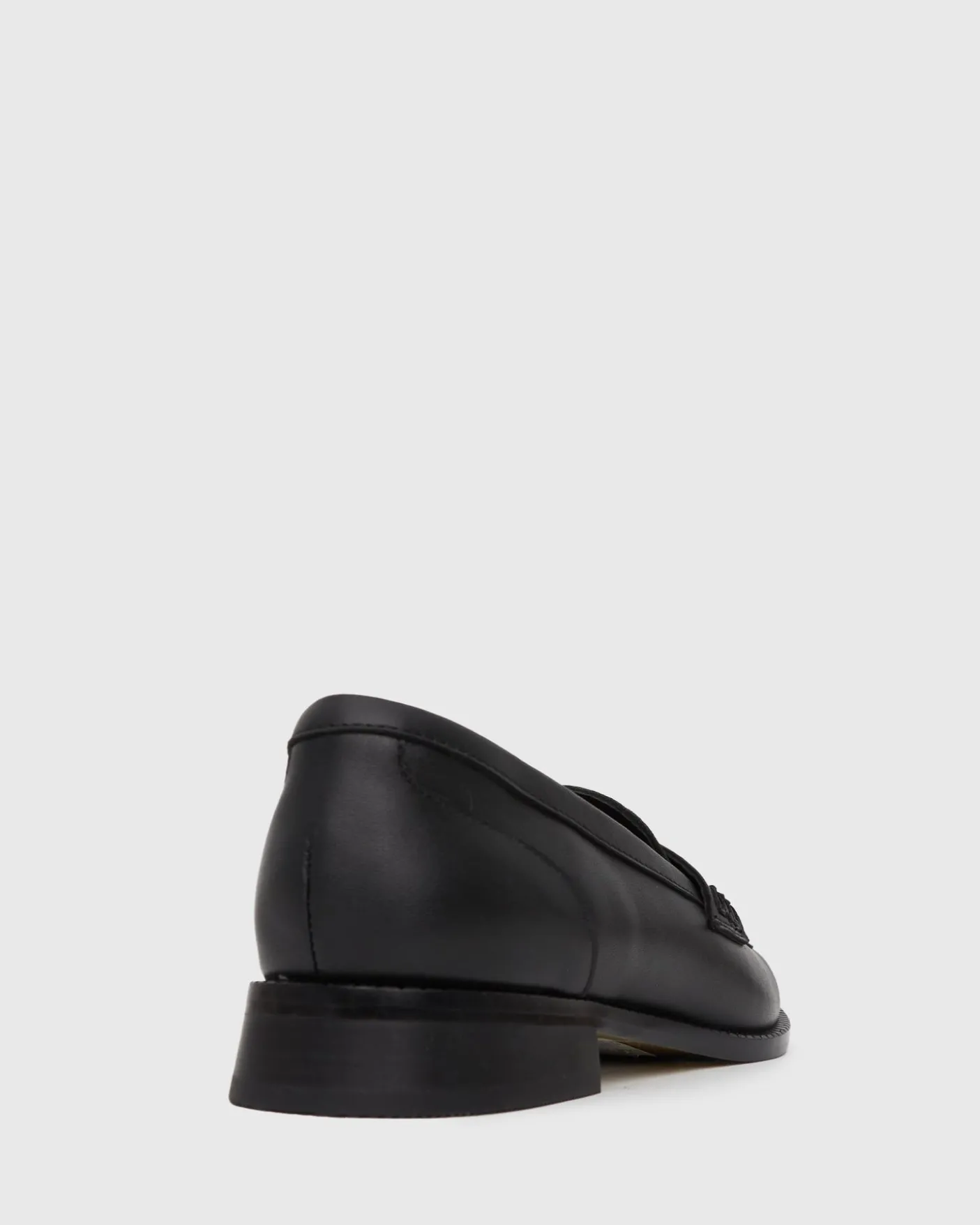CASSIE Leather Penny Loafers