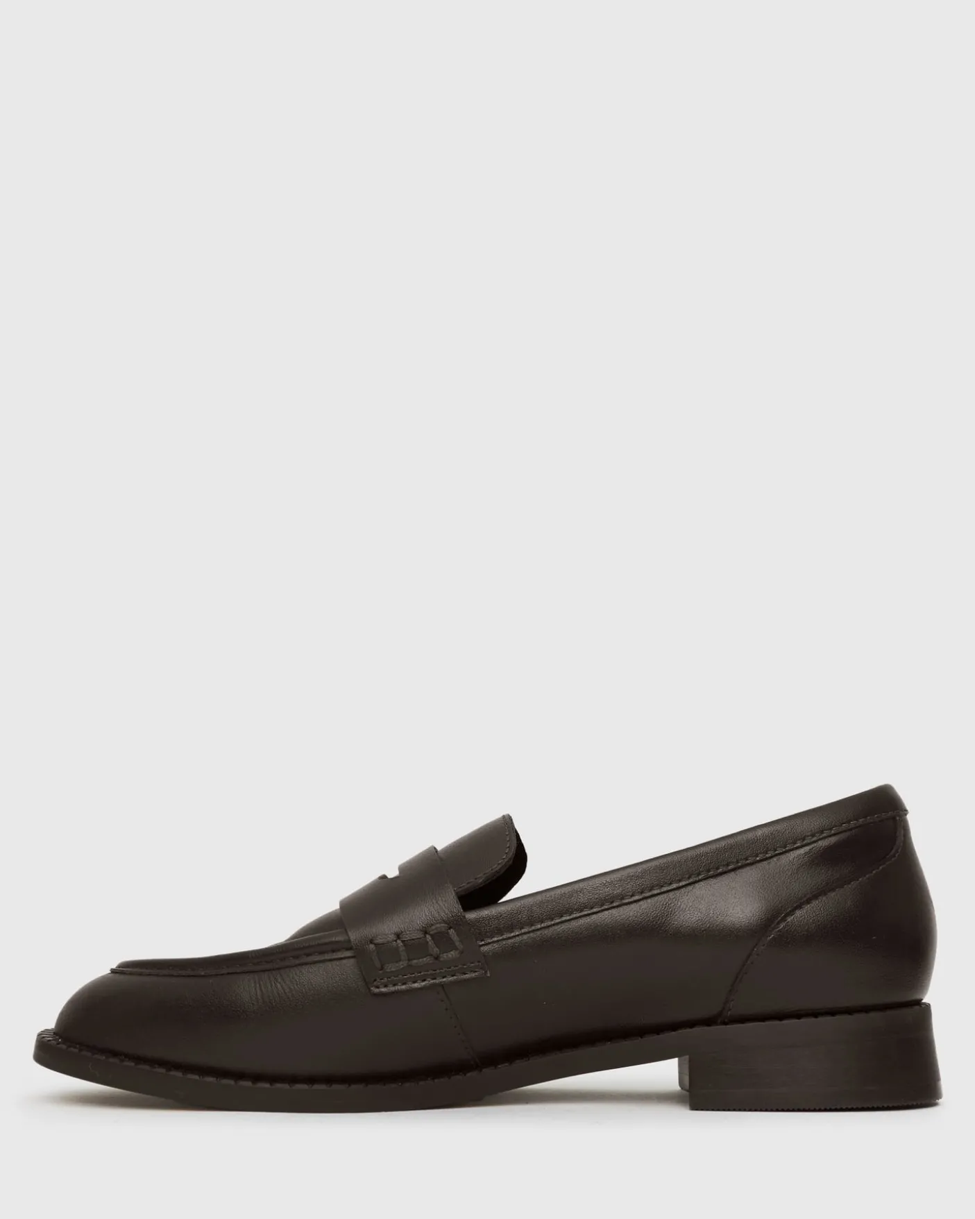 CASSIE Leather Penny Loafers