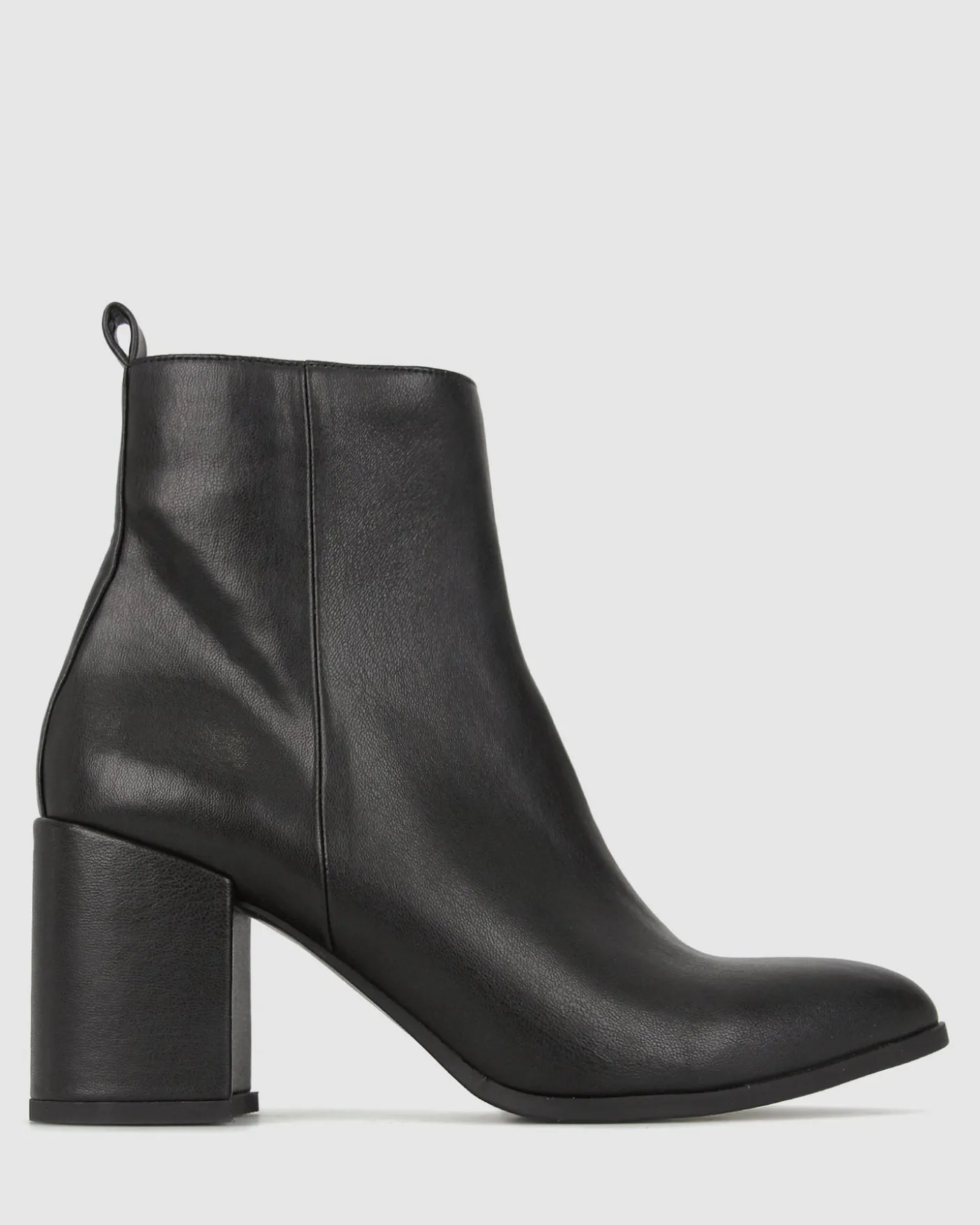 CHIA Vegan Point Toe Block Heel Boots