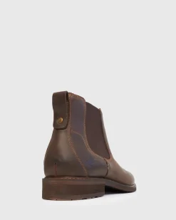 CORTINA Pull-on Leather Chelsea Boots