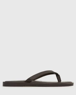 CRUSH Leather Thong Sandals