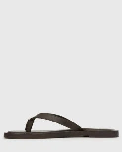 CRUSH Leather Thong Sandals