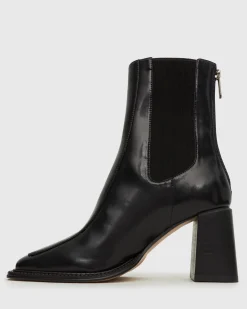 DOWNTOWN Block Heel Chelsea Boots