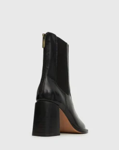 DOWNTOWN Block Heel Chelsea Boots