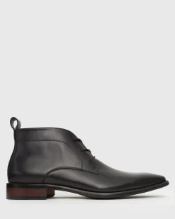 EAST Lace-Up Leather Boots