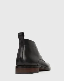 EAST Lace-Up Leather Boots