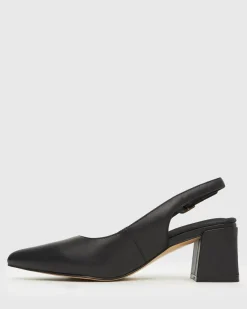 EMERY Slingback Mid-Block Heeled Pumps