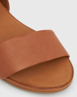 FLIGHT Leather Flat Sandals