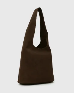 FREYA Suede Leather Tote Bag