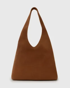 FREYA Suede Leather Tote Bag