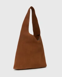 FREYA Suede Leather Tote Bag