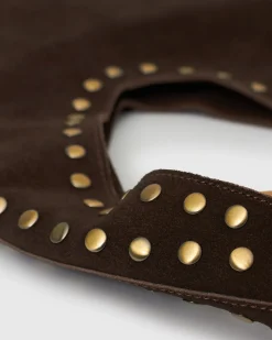 FREYA-S Suede Leather Stud Bag