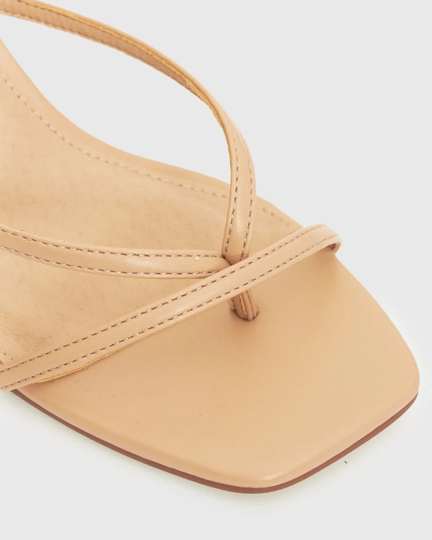 GIGI Square Toe Heeled Mules