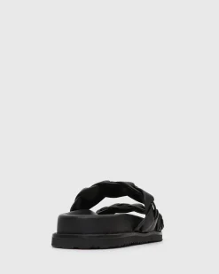 HAVANA Leather Braided Slides