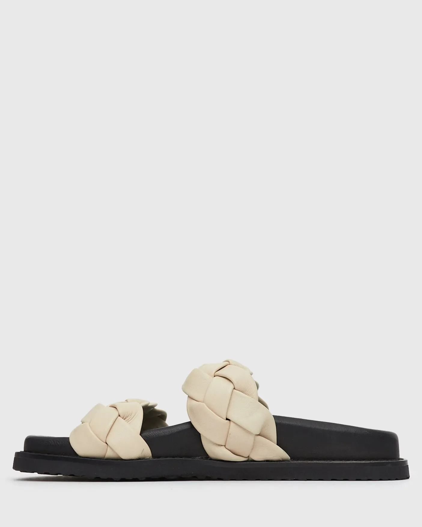 HAVANA Leather Braided Slides