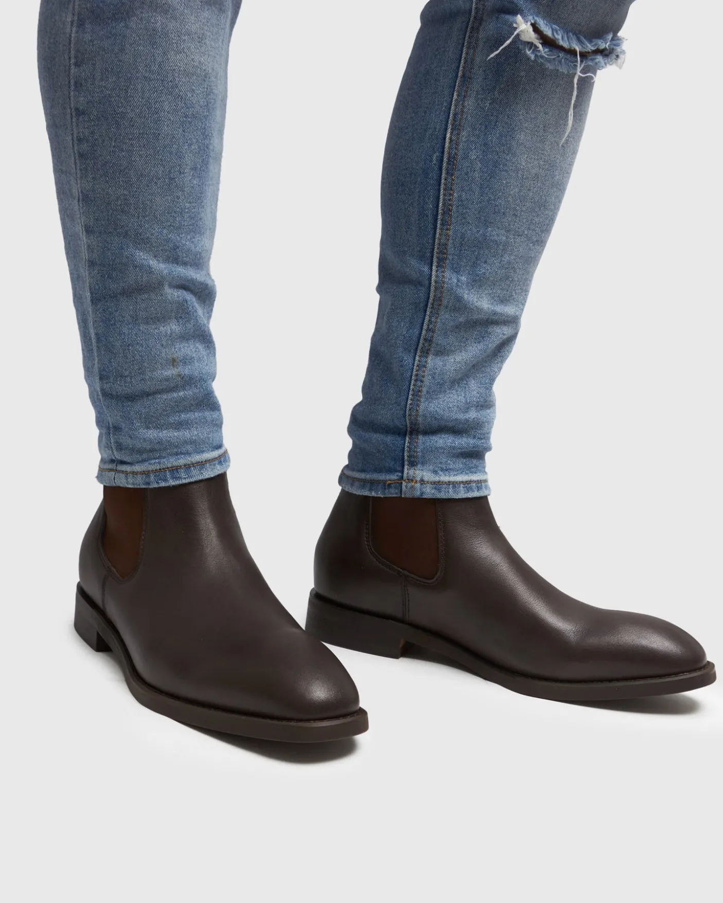 HERITAGE Leather Chelsea Ankle Boots