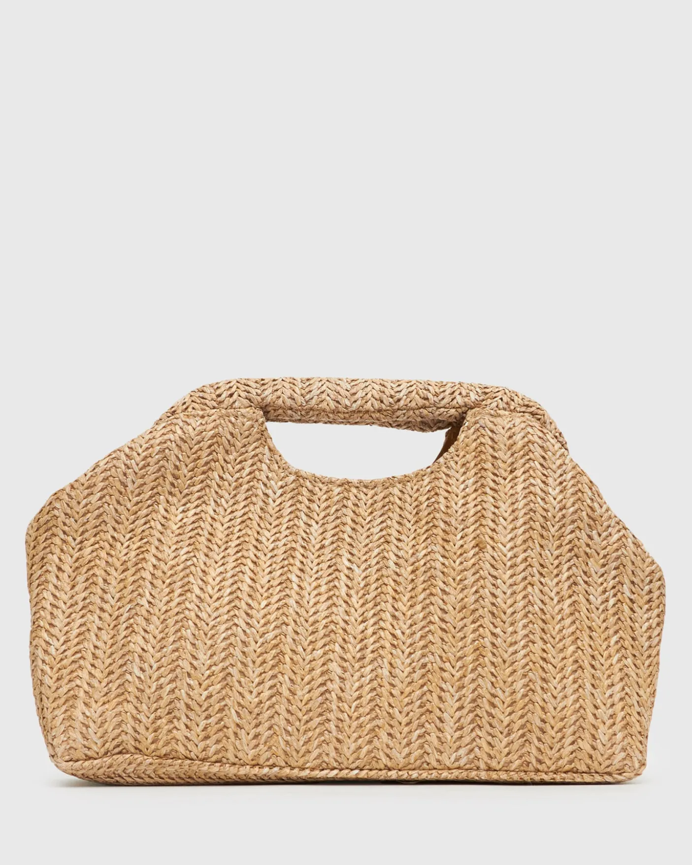 HOLIDAY Raffia Handheld Clutch Bag