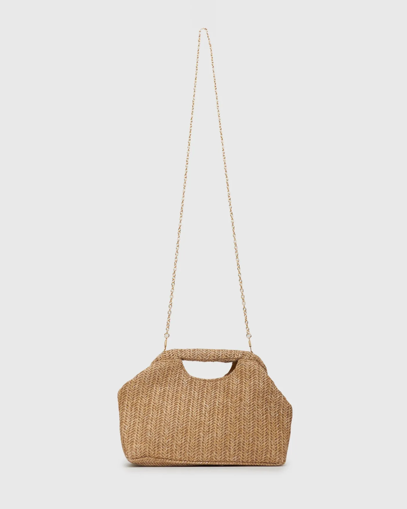 HOLIDAY Raffia Handheld Clutch Bag