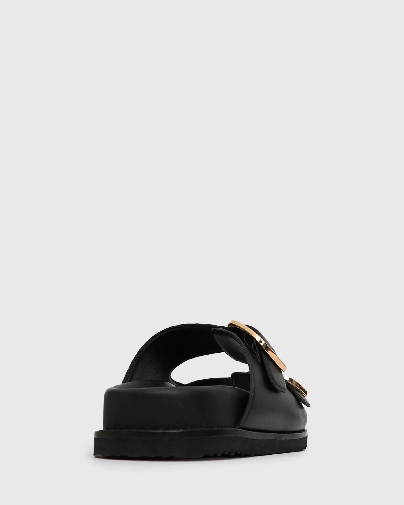 HUSH Leather Buckle Slides
