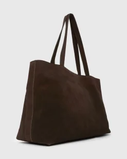 KATE Suede Leather Shoulder Bag