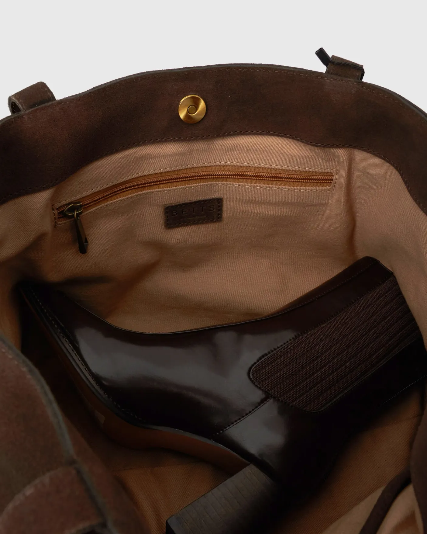 KATE Suede Leather Shoulder Bag