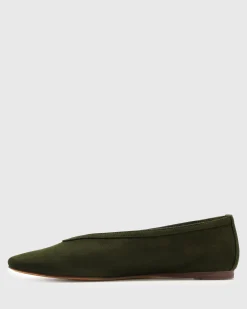 LENNOX Round Toe Ballet Flats