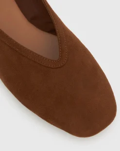 LENNOX Round Toe Ballet Flats