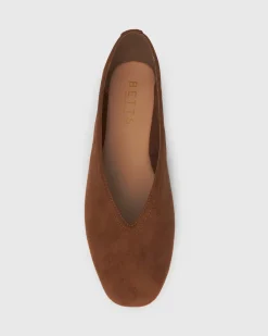 LENNOX Round Toe Ballet Flats