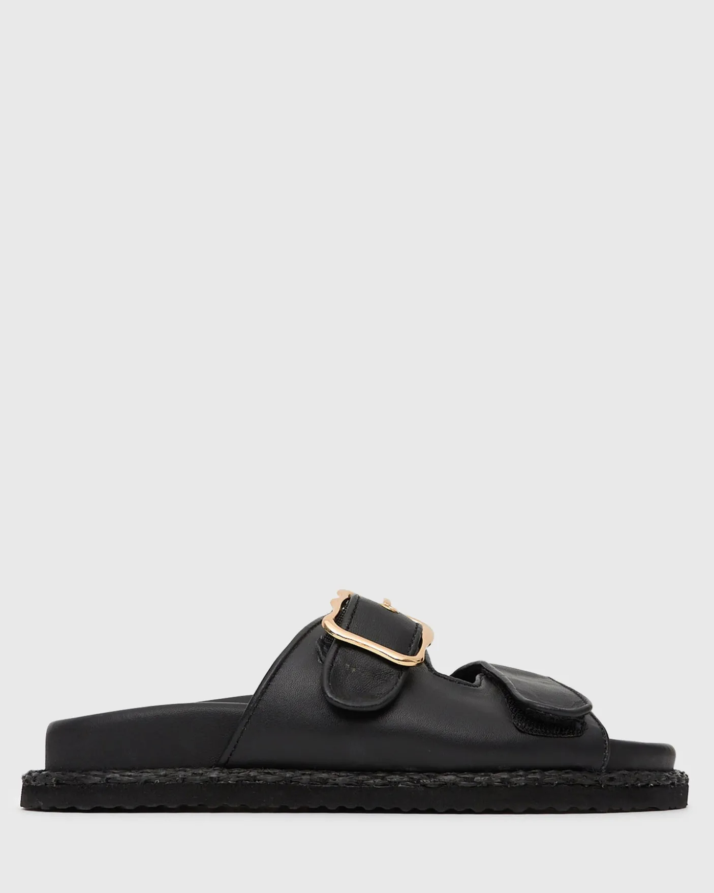 MADDIE Feature Buckle Footbed Slides