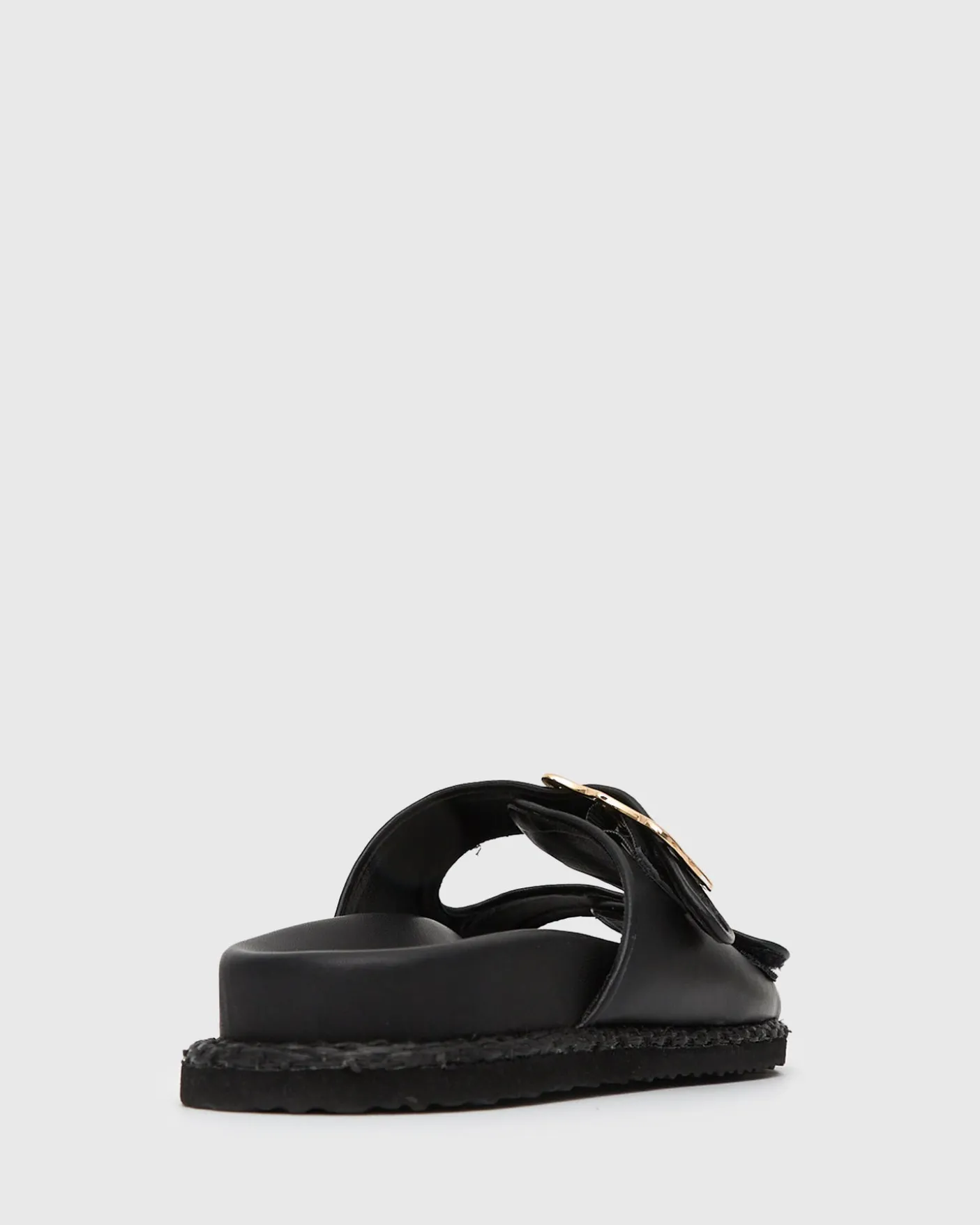MADDIE Feature Buckle Footbed Slides