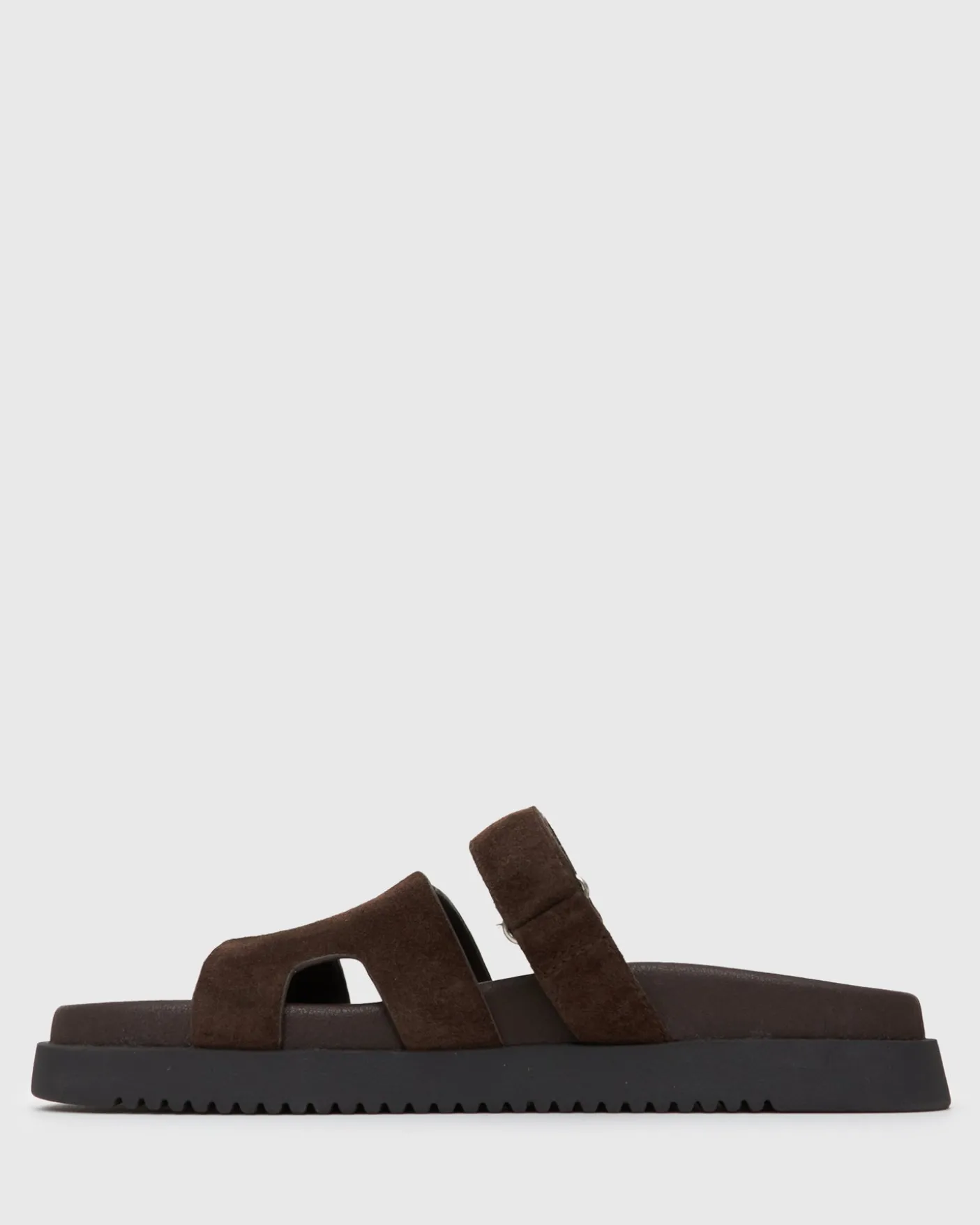 MARBELLA Suede Leather Footbed Sandals
