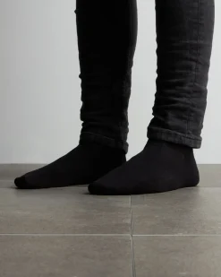 MENS BLACK BAMBOO DRESS SOCK PACK M/L