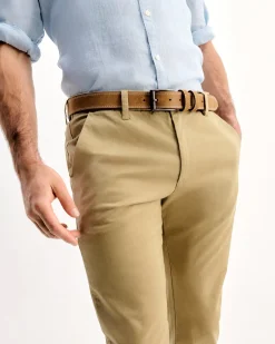 MENS LEATHER BELT SEAT L/XL