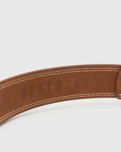MENS LEATHER BELT SEAT L/XL