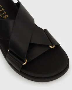 MYTH Crossover Strap Footbed Sandals