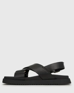 MYTH Crossover Strap Footbed Sandals