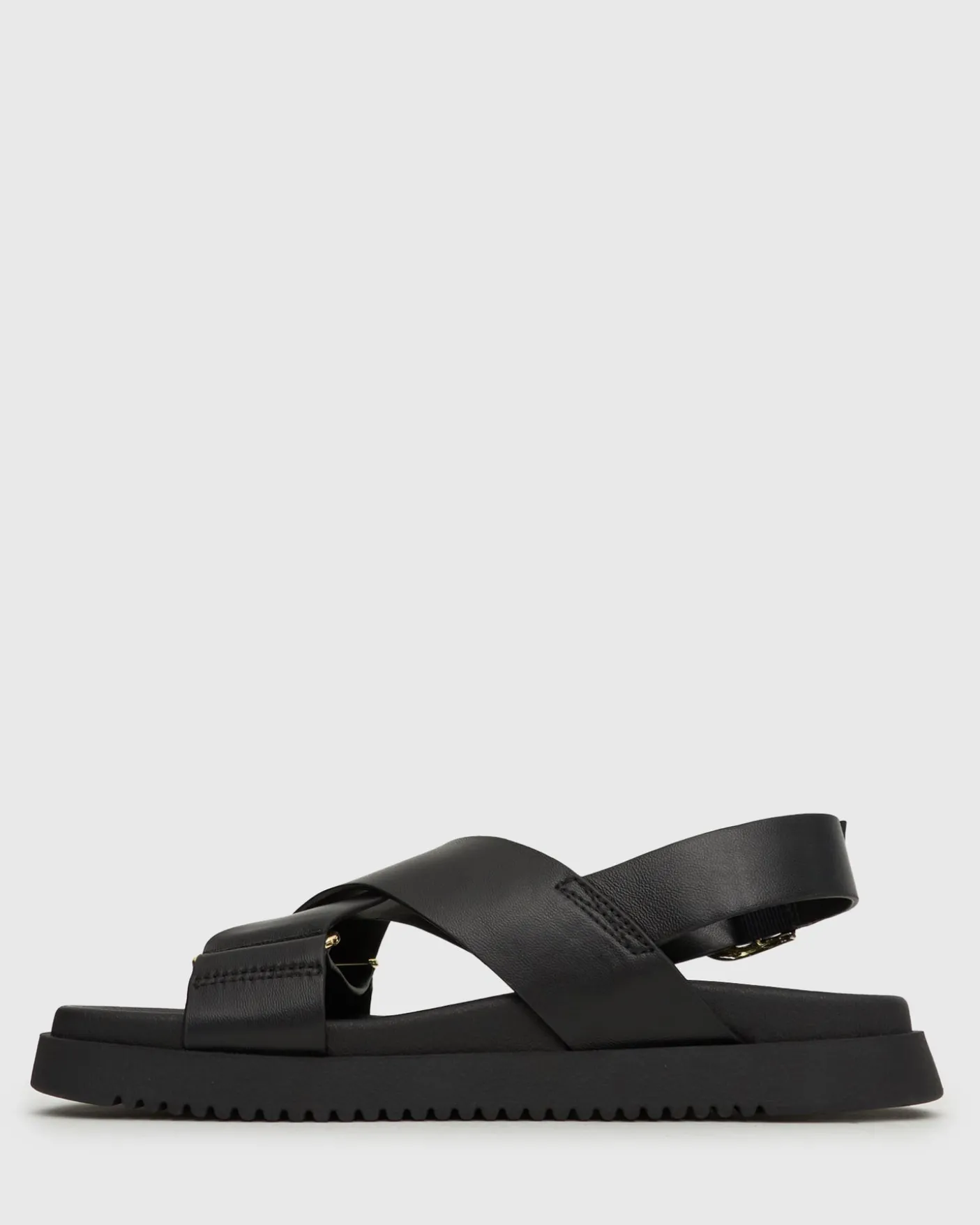 MYTH Crossover Strap Footbed Sandals