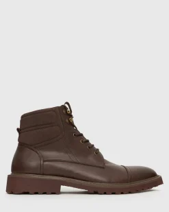 NIKO Cap Toe Lace Combat Boots