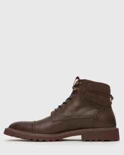 NIKO Cap Toe Lace Combat Boots