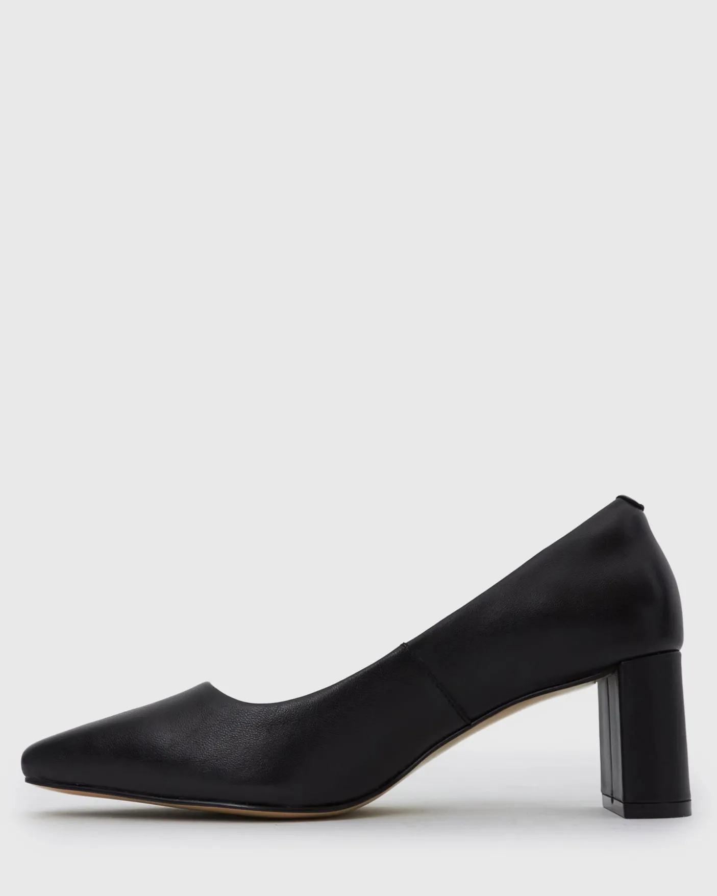 ORICAL Leather Low Block Heels