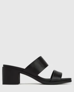 PIPPA Vegan Block Heel Mules