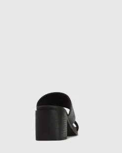 PIPPA Vegan Block Heel Mules
