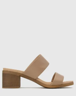 PIPPA Vegan Block Heel Mules