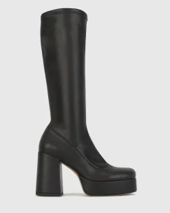 PREACH Platform Knee High Boots