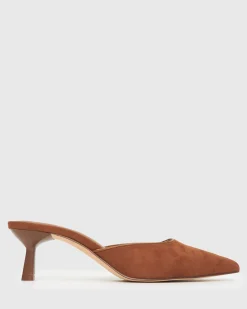 PRE-ORDER AMALIE Pointed Toe Stiletto Mules