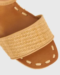 PRE-ORDER FAME Raffia Platform Wedges