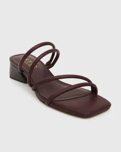 PRE-ORDER HALLIE Low Wooden Block Heel Mules